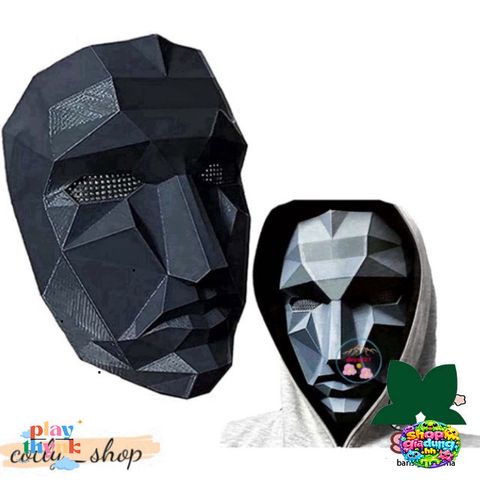 Mặt Nạ Thống Trị Boss - Phụ Kiện Trang Trí Halloween Chơi Squid Game - Dành Cho Fan Bộ Phim Kinh Điển Hàn Quốc
