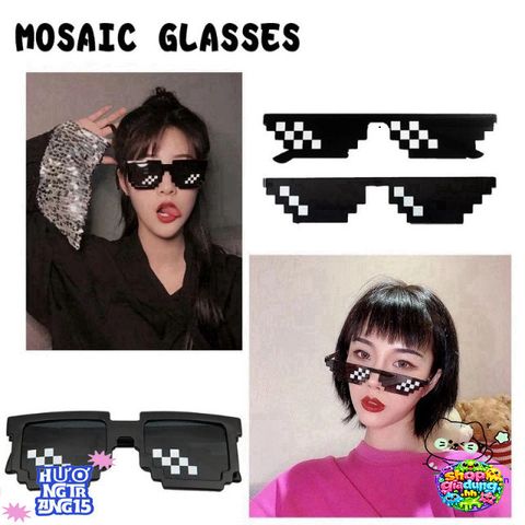 Kính Mát Thug Life 6 Chấm Phong Cách Minecraft - Kính Râm Thời Trang Nam Nữ Độc Đáo, Giá Rẻ tại ABICA