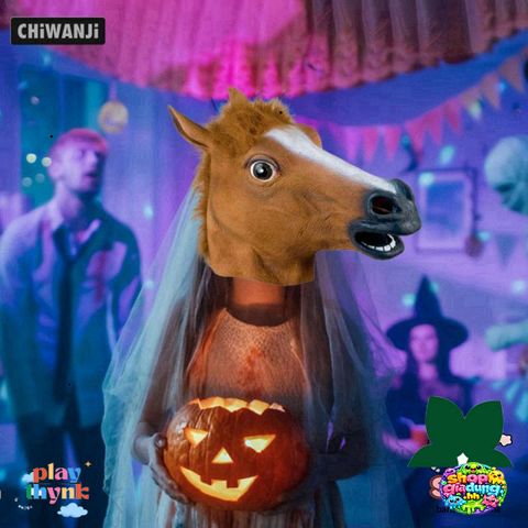 Mặt Nạ Ngựa Cao Su Hóa Trang - Đẹp Như Thật Cho Halloween, Tiệc Hóa Trang, Cosplay - Quà Tặng Độc Đáo Dành Cho Fan Game Nhập Vai
