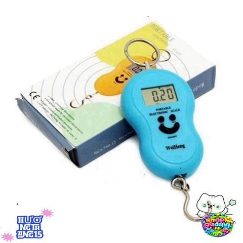 Cân Điện Tử Mini Cầm Tay Kèm Móc Dây Chống Nước 1kg - Cân Hành Lý Du Lịch Tiện Lợi, Chính Xác và Nhỏ Gọn