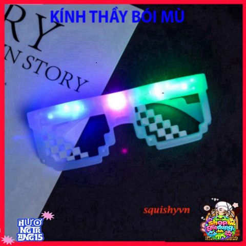 Kính Thuglife LED Phát Sáng - Phụ Kiện Thời Trang Cá Tính Dành Cho Tiệc Tùng và Sự Kiện Đặc Biệt