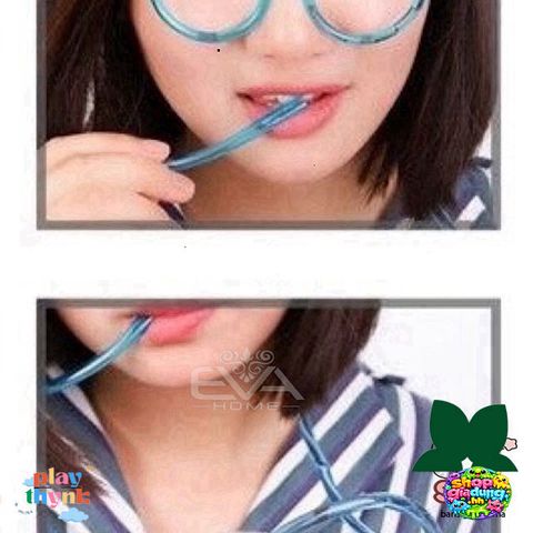 Ống Hút Mắt Kính Gọng Trái Tim Cute Độc Đáo M1429 - Phụ Kiện Thời Trang Vui Nhộn Cho Trẻ Em và Bữa Tiệc