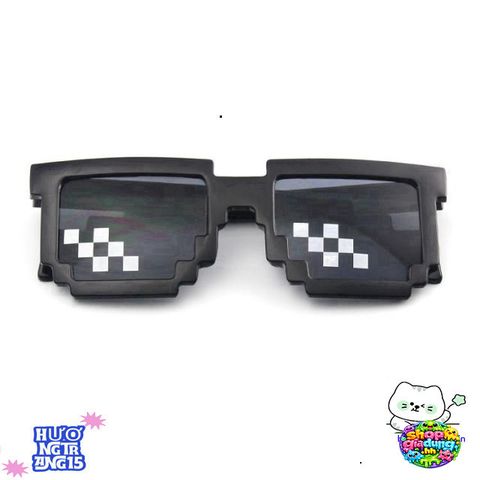 Kính Mắt Thug Life 6 Chấm - Phụ Kiện Gamer Cá Tính, Kính Râm Thời Trang Độc Đáo cho Những Pha Hài Hước và Hành Động
