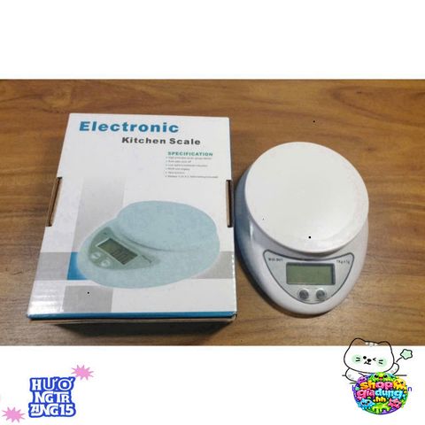 Cân Điện Tử B05 Chính Xác 1g Đến 5kg - Cân Tiểu Ly Tiện Dụng Cho Gia Đình, Nhà Hàng, Làm Bếp