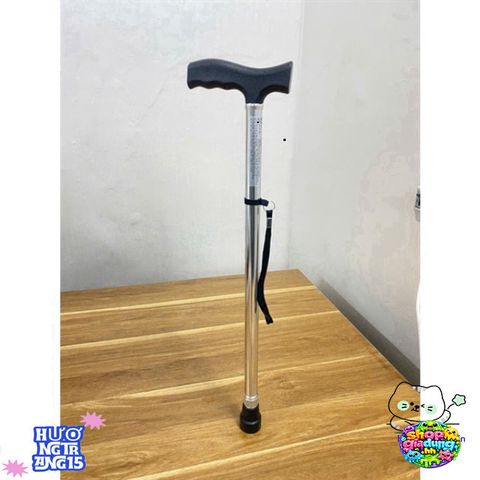 Gậy Chống Ba Chân Điều Chỉnh Chiều Cao Cho Người Già - Hỗ Trợ Khôi Phục Chức Năng Bền Bỉ Chất Liệu Sắt Mạ Crom
