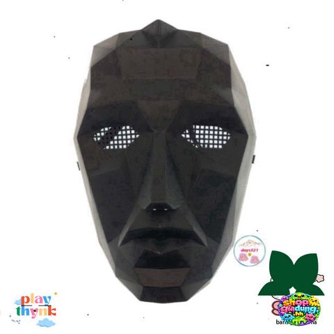 Mặt Nạ Squid Game Boss - Phụ Kiện Halloween Độc Đáo, Hóa Trang Đáng Nhớ, Đạo Cụ Cosplay Phim Kinh Điển