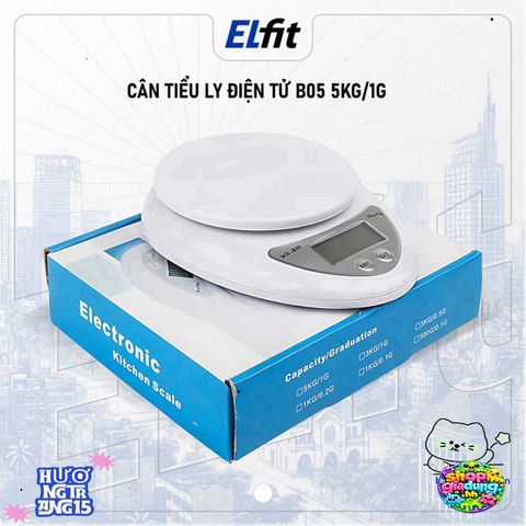 Cân Điện Tử Mini 5kg - Độ Chính Xác Cao, Màn Hình LCD Dễ Đọc, Thiết Bị Gọn Nhẹ Dễ Dàng Mang Theo