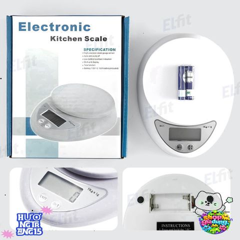 Cân Điện Tử Mini 5kg - Độ Chính Xác Cao, Màn Hình LCD Dễ Đọc, Thiết Bị Gọn Nhẹ Dễ Dàng Mang Theo