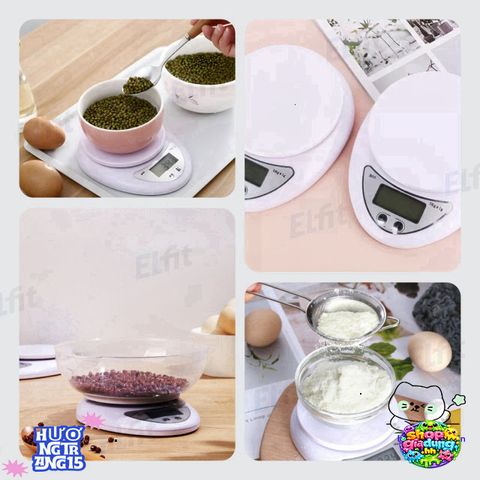 Cân Điện Tử Mini 5kg - Độ Chính Xác Cao, Màn Hình LCD Dễ Đọc, Thiết Bị Gọn Nhẹ Dễ Dàng Mang Theo