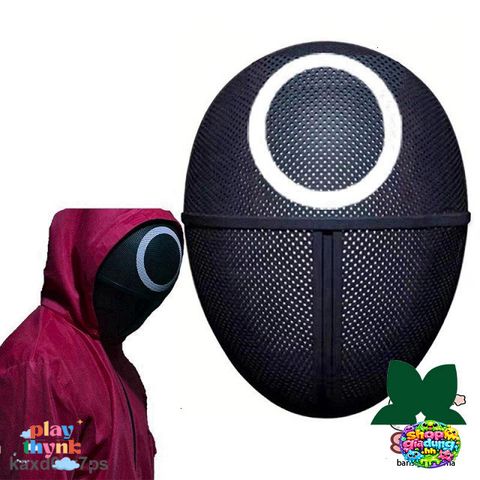 Mặt Nạ Squid Game Con Mực HDY - Đồ Chơi Nguyên Bản Cho Trẻ Em, Tuyệt Vời Cho Người Hâm Mộ Phim Truyền Hình