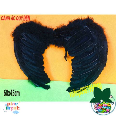 Bộ Cánh Thiên Thần Trắng & Ác Quỷ Đen Cosplay - Phụ Kiện Thời Trang Hóa Trang Độc Đáo cho Trẻ Em và Người Lớn