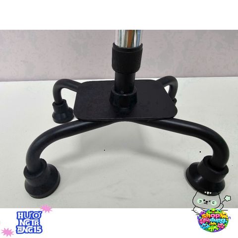 Gậy đi bộ Lucass B924 - Gậy 4 chân điều chỉnh chiều cao, hỗ trợ người cao tuổi và người khuyết tật đi lại an toàn
