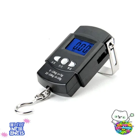 Cân Điện Tử Cầm Tay LCD 10g-50kg - Đo Lường Chính Xác, Nhỏ Gọn, Chuyển Đổi Đơn Vị 4 Chế Độ, Phù Hợp Mọi Túi Xách