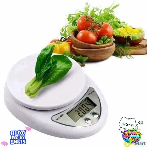 Cân Điện Tử Tiểu Ly 5kg - Độ Chính Xác Cao, Đèn LED, Thiết Kế Tinh Tế cho Gia Đình, Sử Dụng Đa Năng