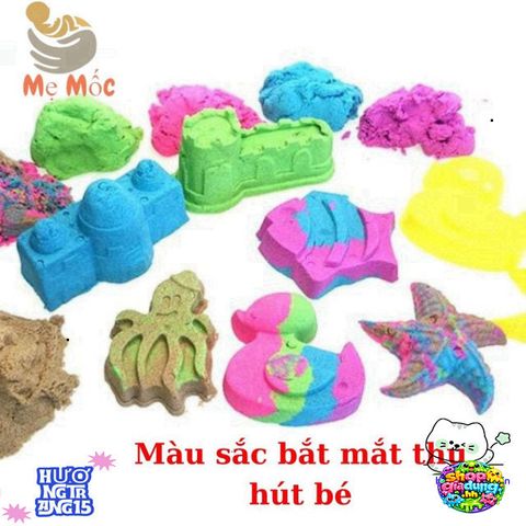 Đồ Chơi Cát Nặn Sinh Học An Toàn Hagykid - Bộ Cát Động Lực Tạo Hình Sáng Tạo Giúp Bé Khám Phá Thế Giới Nghệ Thuật 1kg