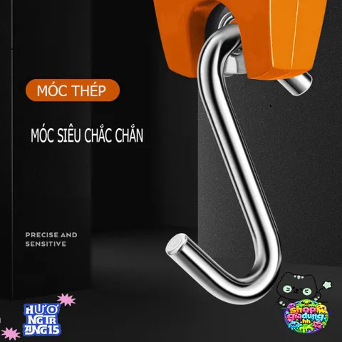 Cân điện tử treo OCS-C06L 300kg - Cân cần trục nhà xưởng chính xác, có màn hình LCD, chất liệu cao cấp, thiết kế tiện dụng