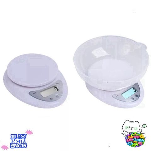 Cân Điện Tử B05 Mini - Cân Sức Khỏe Chính Xác Từ 1g Đến 5kg, Tiện Dụng Cho Làm Bánh và Kiểm Soát Cân Nặng