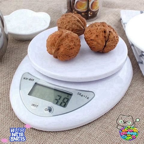 Cân Điện Tử B05 Mini - Cân Sức Khỏe Chính Xác Từ 1g Đến 5kg, Tiện Dụng Cho Làm Bánh và Kiểm Soát Cân Nặng