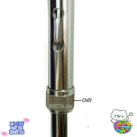Gậy Chống 3 Chân Inox Cao Cấp - Thiết Bị Hỗ Trợ Người Già, Điều Chỉnh Chiều Cao, An Toàn và Bền Bỉ