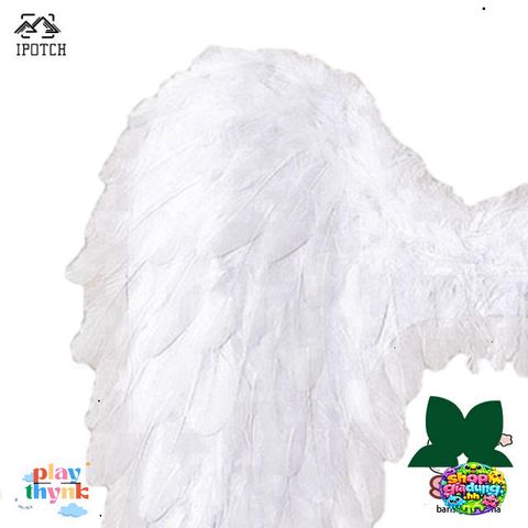 Cánh Thiên Thần Lông Vũ 3D - Phụ Kiện Cosplay Halloween Thời Trang, Dây Đeo Co Giãn Cho Tiệc Hóa Trang, Đạo Cụ Biểu Diễn