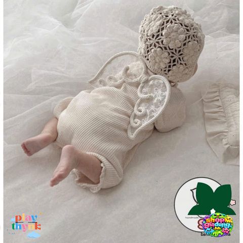 Cánh Thiên Thần Lace Angel Wings Đẹp Cho Nữ - Phụ Kiện Thời Trang Handmade Dễ Thương, Phù Hợp Với Chụp Ảnh và Decor Phòng Trẻ Em