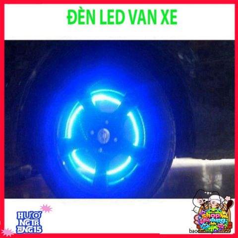 Đèn LED Gắn Lốp Xe Đạp - Phụ Kiện An Toàn và Trang Trí Cho Xe Máy, Tạo Hiệu Ứng Ánh Sáng Rực Rỡ Khi Di Chuyển