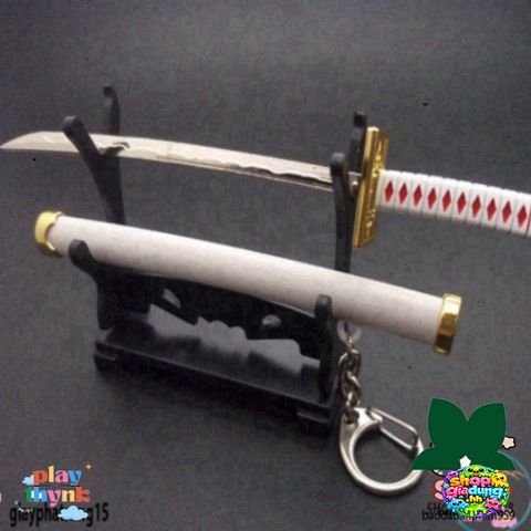 Móc Khóa Kiếm Katana Zoro One Piece 16cm - Phụ Kiện Anime Độc Đáo Hợp Kim Không Gỉ, Quà Tặng Sinh Nhật Sưu Tập