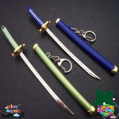 Móc Khóa Kiếm Katana Zoro One Piece 16cm - Phụ Kiện Anime Độc Đáo Hợp Kim Không Gỉ, Quà Tặng Sinh Nhật Sưu Tập