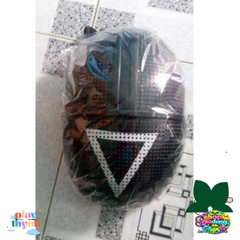 Mặt Nạ Cosplay Squid Game - Đạo Cụ Halloween Hình Tròn, Tam Giác, Hình Vuông - Phụ Kiện Thời Trang Chất Lượng Cao