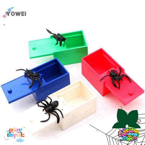 Hộp Bất Ngờ Yowei - Đồ Chơi Nhện Hài Hước Văn Phòng, Đồ Troll An Toàn Cho Halloween, Trò Chơi Giả Định Vui Nhộn