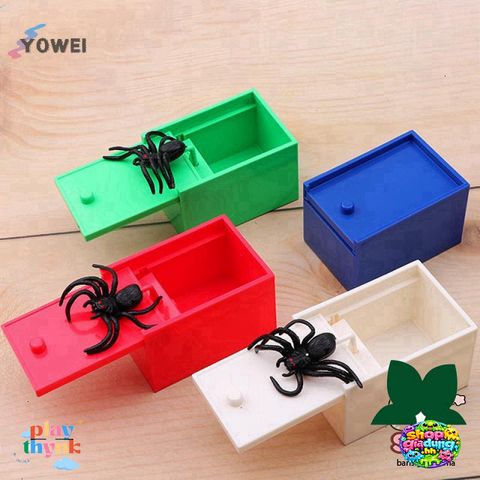 Hộp Bất Ngờ Yowei - Đồ Chơi Nhện Hài Hước Văn Phòng, Đồ Troll An Toàn Cho Halloween, Trò Chơi Giả Định Vui Nhộn