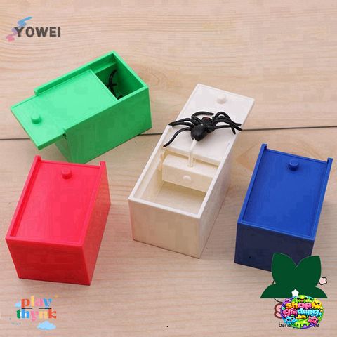 Hộp Bất Ngờ Yowei - Đồ Chơi Nhện Hài Hước Văn Phòng, Đồ Troll An Toàn Cho Halloween, Trò Chơi Giả Định Vui Nhộn