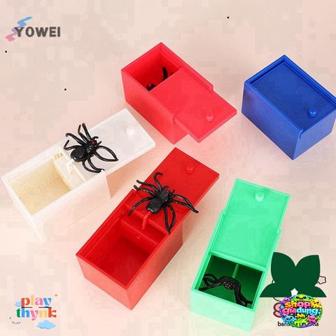 Hộp Bất Ngờ Yowei - Đồ Chơi Nhện Hài Hước Văn Phòng, Đồ Troll An Toàn Cho Halloween, Trò Chơi Giả Định Vui Nhộn