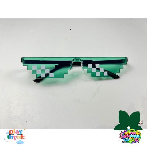 Kính Mắt Thug Life 6 Chấm Đa Màu - Phụ Kiện Siêu Ngầu Cho Game Thủ - Tinh Thần Minecraft Thời Thượng