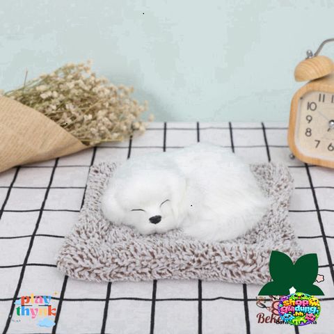 Thú Bông Cún Đôi Mẹ Vàng Nhạt - Khử Mùi Than Hoạt Tính 99% Giống Thật - Đồ Chơi Trang Trí Ô Tô Dễ Thương