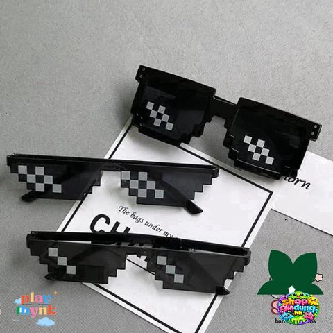 Kính Mắt Thug Life 6 Chấm Độc Đáo Nhiều Màu Sắc - Kính Thời Trang Chống UV400, Phong Cách Hài Hước, Tiệc Tùng & Du Lịch
