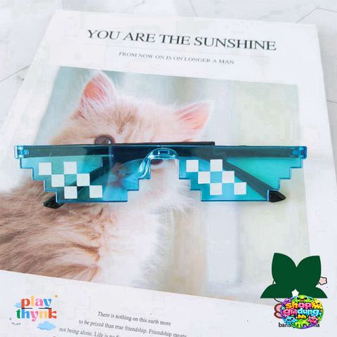 Kính Mắt Thug Life 6 Chấm Độc Đáo Nhiều Màu Sắc - Kính Thời Trang Chống UV400, Phong Cách Hài Hước, Tiệc Tùng & Du Lịch