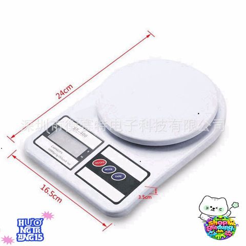 Cân Điện Tử Mini FS-400 10kg - Màn Hình LCD Sáng Rõ, Siêu Nhẹ, Bảo Hành 1 Năm - Thiết Kế Sang Trọng, Tiện Dụng cho Nhà Bếp