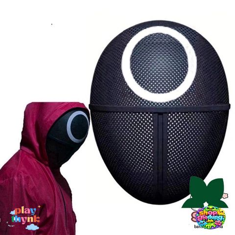 Mặt Nạ Squid Game - Phụ Kiện Hóa Trang Độc Đáo Cho Halloween và Cosplay - Đồ Chơi Trò Chơi Con Mực Hot Trend 2021