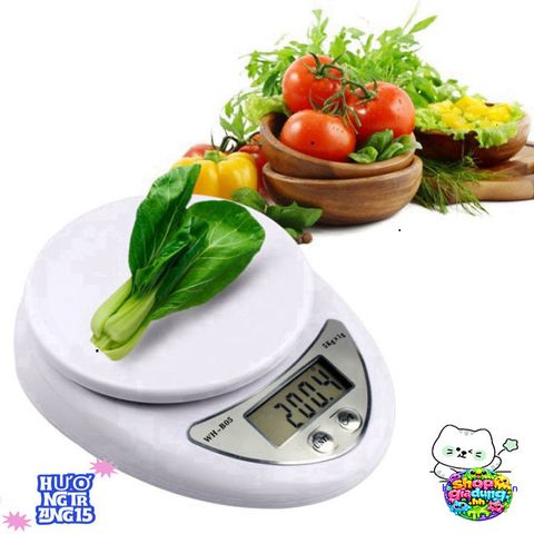 Cân Điện Tử Đa Năng 5kg WH-B05 - Cân Tiểu Ly Chính Xác Cao, Thiết Kế Gọn Nhẹ, Lý Tưởng Cho Nhà Bếp và Y Tế