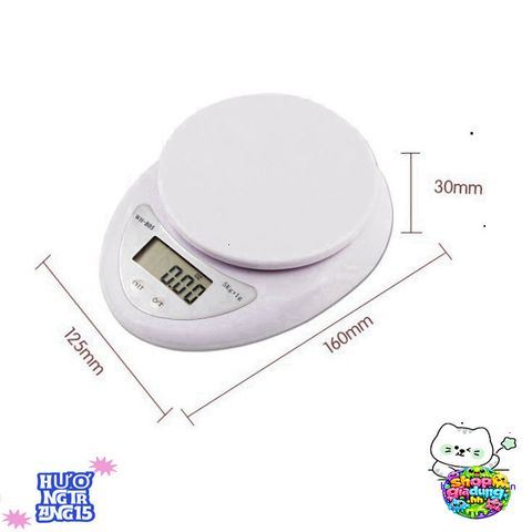 Cân Điện Tử Đa Năng 5kg WH-B05 - Cân Tiểu Ly Chính Xác Cao, Thiết Kế Gọn Nhẹ, Lý Tưởng Cho Nhà Bếp và Y Tế