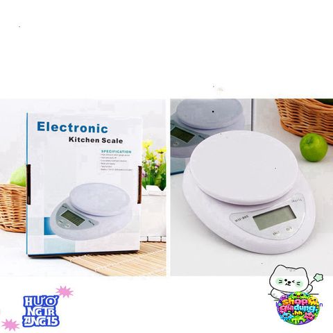 Cân Điện Tử Đa Năng 5kg WH-B05 - Cân Tiểu Ly Chính Xác Cao, Thiết Kế Gọn Nhẹ, Lý Tưởng Cho Nhà Bếp và Y Tế