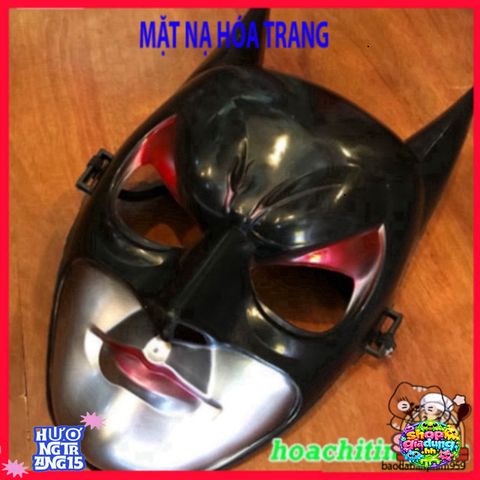 Mặt Nạ Batman Cosplay - Phụ Kiện Halloween Đen Huyền Bí Cho Tiệc Hóa Trang Siêu Anh Hùng