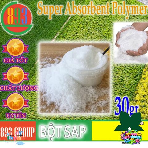 Bột SAP 30gr Tạo Tuyết Nhân Tạo - Giữ Lạnh Thực Phẩm An Toàn Cho Giáng Sinh và Mùa Hè