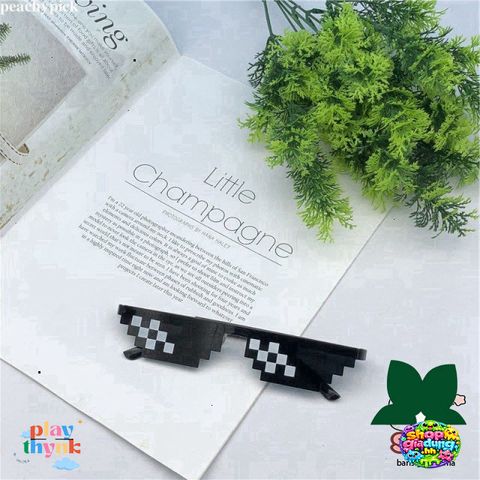 Kính Râm Thug Life Đẳng Cấp - Kính Khảm Phong Cách Vũ Trường Chống UV400, Thời Trang Cho Nam Nữ, Tầm Nhìn HD