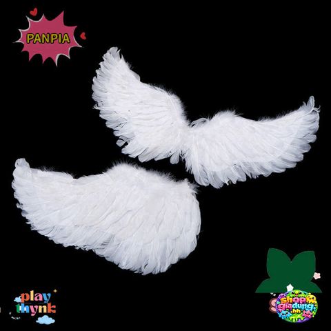Cánh Thiên Thần Trắng Trẻ Em - Lông Vũ Dành Cho Tiệc Giáng Sinh, Hóa Trang, Đám Cưới - Trang Phục Dịp Đặc Biệt