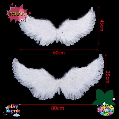 Cánh Thiên Thần Trắng Trẻ Em - Lông Vũ Dành Cho Tiệc Giáng Sinh, Hóa Trang, Đám Cưới - Trang Phục Dịp Đặc Biệt