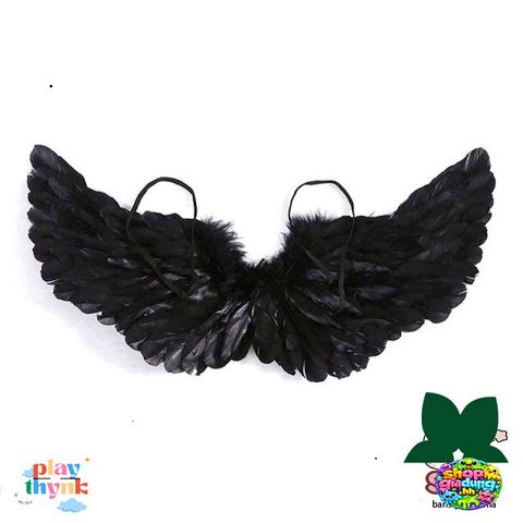 Đầm Cánh Đen Maleficent Cosplay Bé Gái với Cánh Thiên Thần và Cài Tóc Sừng - Trang Phục Đặc Biệt Cho Bé Yêu