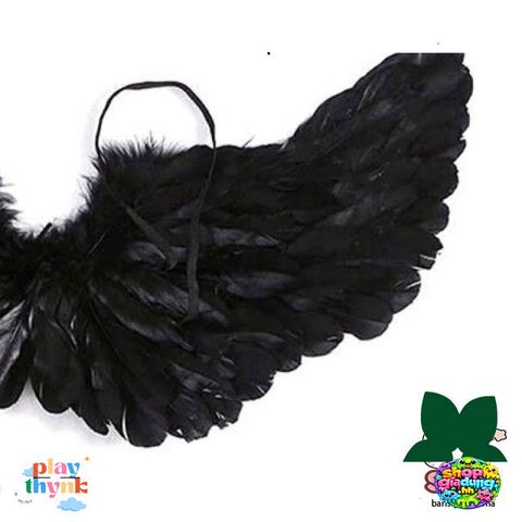 Đầm Cánh Đen Maleficent Cosplay Bé Gái với Cánh Thiên Thần và Cài Tóc Sừng - Trang Phục Đặc Biệt Cho Bé Yêu