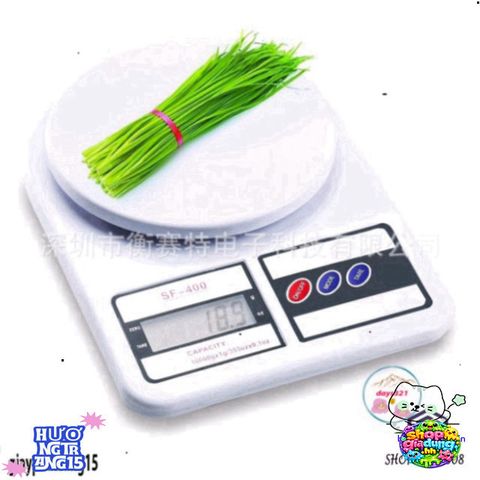Cân Điện Tử Mini FS-400 10kg/1gr - Màn Hình LCD Sáng và Pin Tặng Kèm, Cân Nhà Bếp Chính Hãng, Sang Trọng, Đẹp Mắt